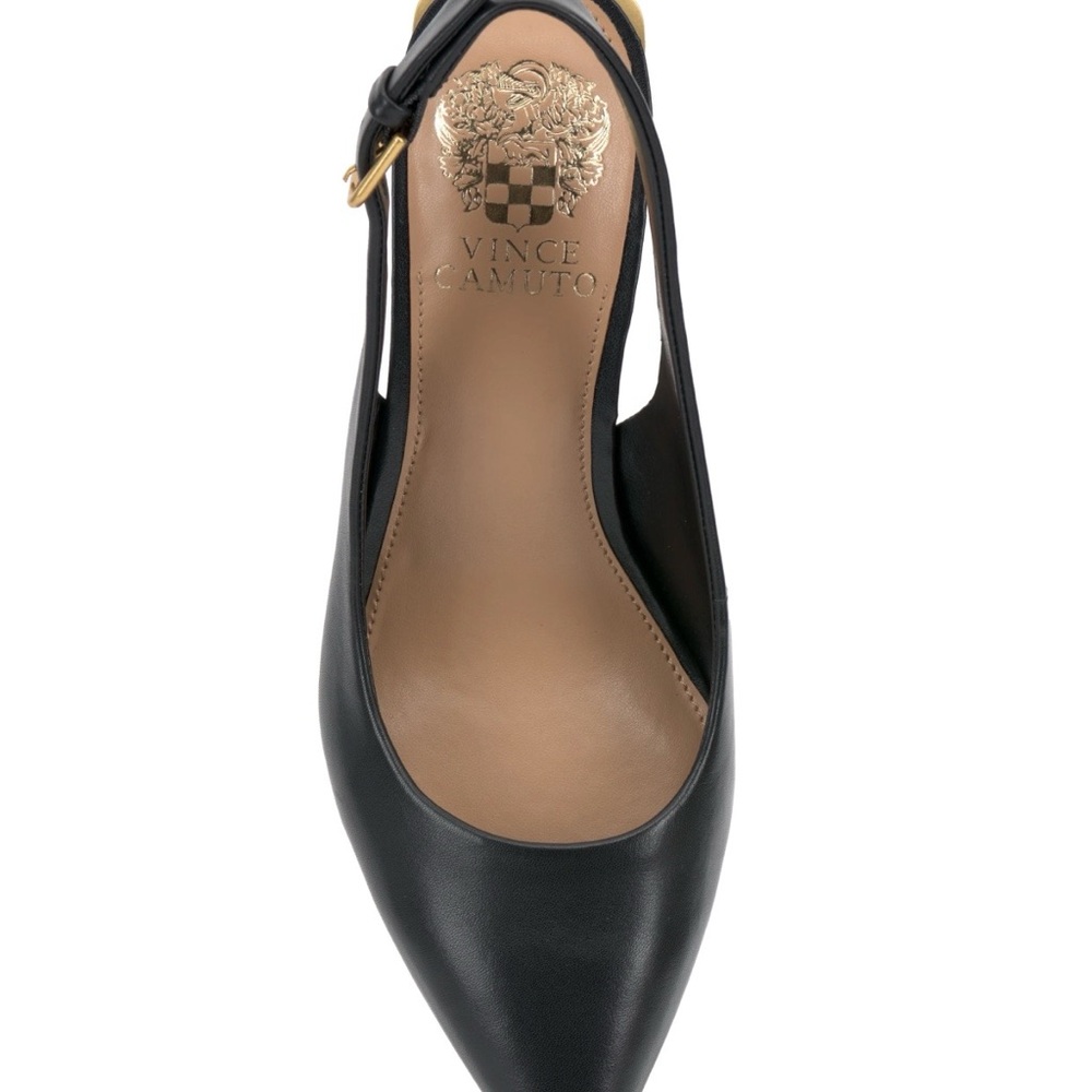 Vince Camuto NWT  Black Slingback Heels - Picture 3 of 6
